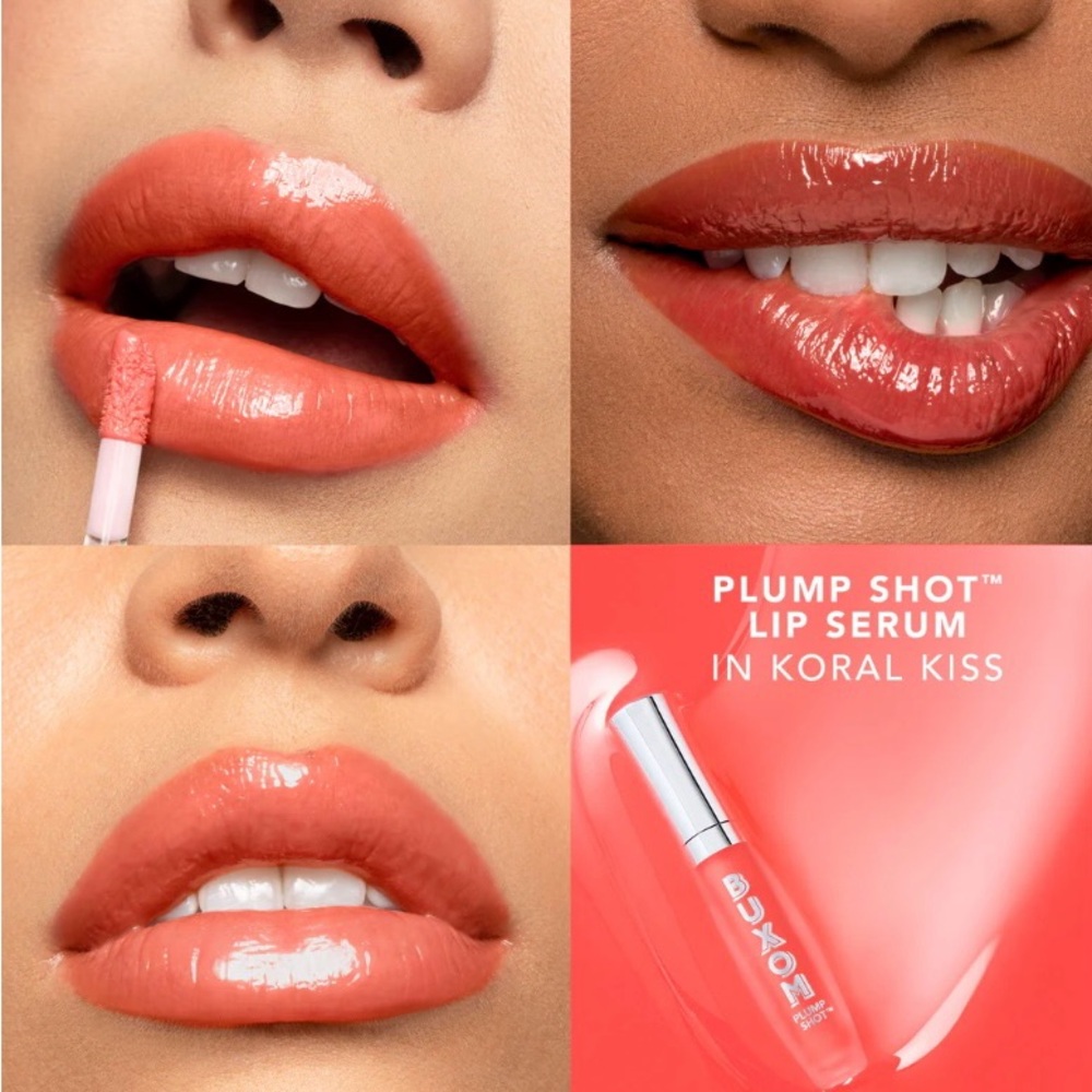 Discontinued BUXOM PLUMP SHOT™ PEPTIDES LIP SERUM In Koral Kiss